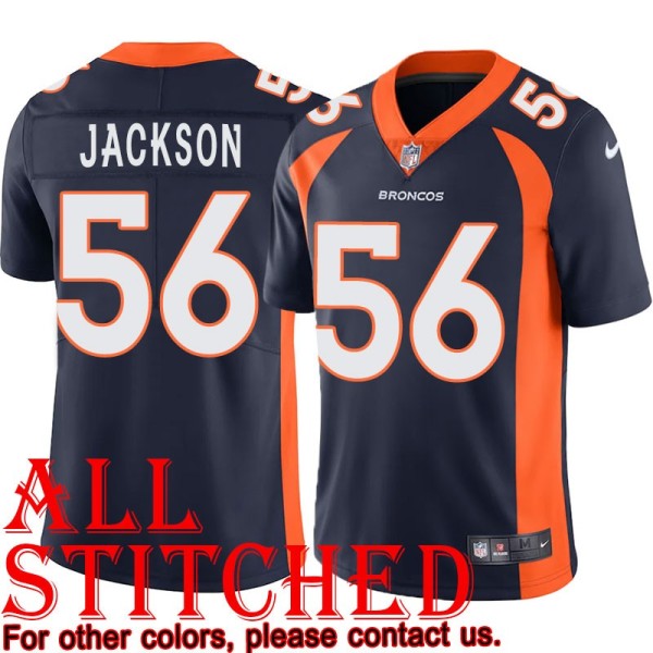 Navy Alternate Tom Jackson Jersey Denver Broncos #56