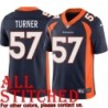 Navy Alternate Billy Turner Jersey Denver Broncos #57