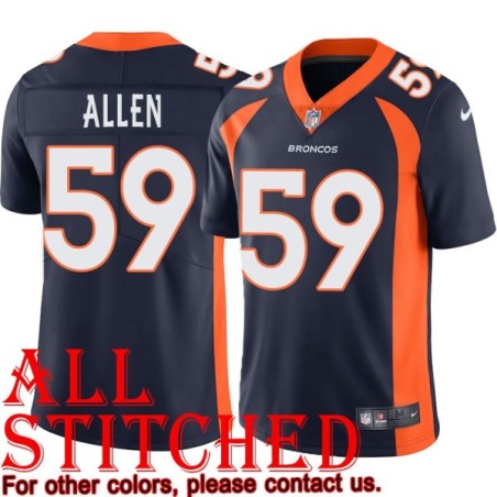 Navy Alternate Dakota Allen Jersey Denver Broncos #59
