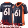 Navy Alternate Andre Townsend Jersey Denver Broncos #61