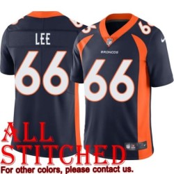 Navy Alternate Larry Lee Jersey Denver Broncos #66