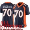 Navy Alternate Dave Studdard Jersey Denver Broncos #70