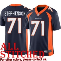 Navy Alternate Donald Stephenson Jersey Denver Broncos #71