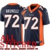 Navy Alternate Sam Brunelli Jersey Denver Broncos #72