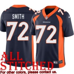 Navy Alternate Hal Smith Jersey Denver Broncos #72