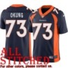 Navy Alternate Russell Okung Jersey Denver Broncos #73