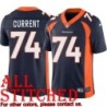 Navy Alternate Mike Current Jersey Denver Broncos #74