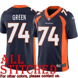 Navy Alternate Cornell Green Jersey Denver Broncos #74
