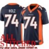 Navy Alternate Gordy Holz Jersey Denver Broncos #74