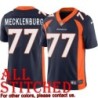 Navy Alternate Karl Mecklenburg Jersey Denver Broncos #77