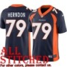 Navy Alternate Steve Herndon Jersey Denver Broncos #79