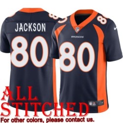 Navy Alternate Mark Jackson Jersey Denver Broncos #80