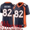 Navy Alternate Laron Brown Jersey Denver Broncos #82