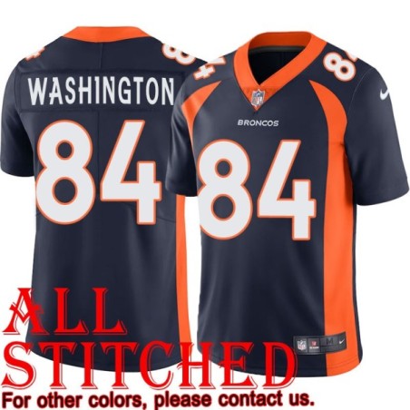 Navy Alternate Gene Washington Jersey Denver Broncos #84