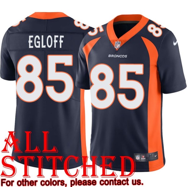 Navy Alternate Ron Egloff Jersey Denver Broncos #85