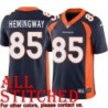 Navy Alternate Temarrick Hemingway Jersey Denver Broncos #85