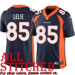 Navy Alternate Ashley Lelie Jersey Denver Broncos #85
