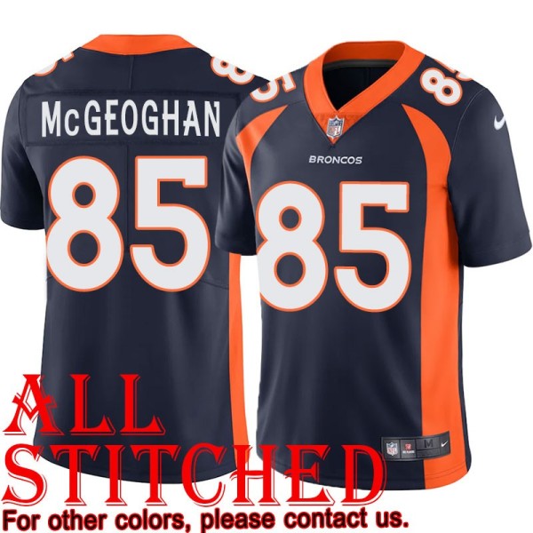 Navy Alternate Phil McGeoghan Jersey Denver Broncos #85