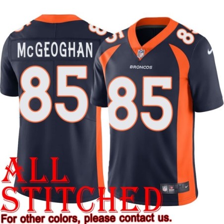Navy Alternate Phil McGeoghan Jersey Denver Broncos #85