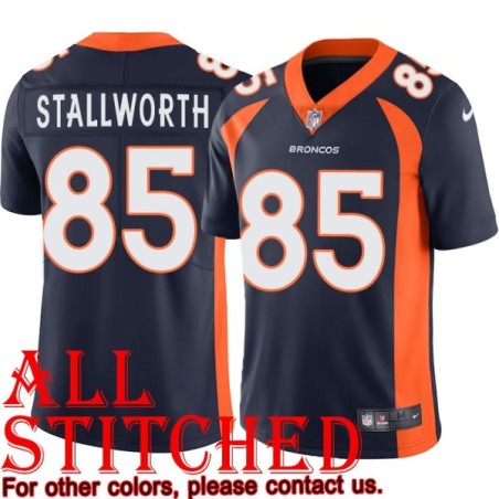 Navy Alternate Tim Stallworth Jersey Denver Broncos #85