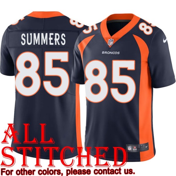 Navy Alternate Don Summers Jersey Denver Broncos #85
