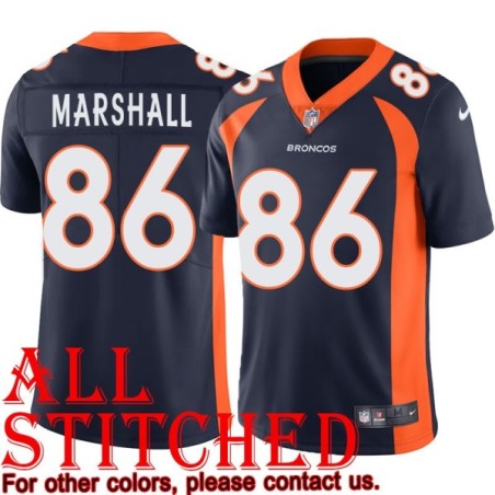 Navy Alternate Arthur Marshall Jersey Denver Broncos #86