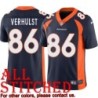 Navy Alternate Chris Verhulst Jersey Denver Broncos #86