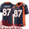 Navy Alternate Bill Larson Jersey Denver Broncos #87