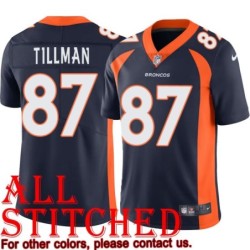 Navy Alternate Cedric Tillman Jersey Denver Broncos #87