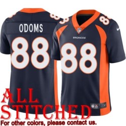 Navy Alternate Riley Odoms Jersey Denver Broncos #88