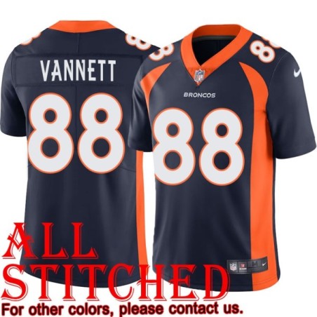 Navy Alternate Nick Vannett Jersey Denver Broncos #88