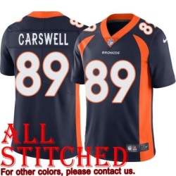 Navy Alternate Dwayne Carswell Jersey Denver Broncos #89