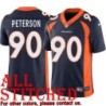 Navy Alternate Kenny Peterson Jersey Denver Broncos #90
