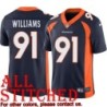 Navy Alternate Alfred Williams Jersey Denver Broncos #91