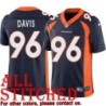 Navy Alternate Dorsett Davis Jersey Denver Broncos #96