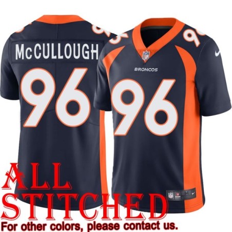 Navy Alternate Jake McCullough Jersey Denver Broncos #96