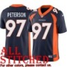 Navy Alternate Kenny Peterson Jersey Denver Broncos #97