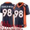 Navy Alternate John Franklin-Myers Jersey Denver Broncos #98