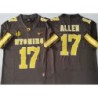 Brown College Josh Allen WYO Wyoming Cowboys Football #17 Jersey Stitched Customizable