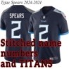 Navy Home Tyjae Spears Jersey Tennessee Titans #2