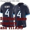 Navy Home Florian Kempf Jersey Tennessee Titans #4