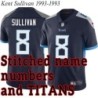 Navy Home Kent Sullivan Jersey Tennessee Titans #8
