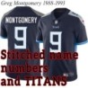 Navy Home Greg Montgomery Jersey Tennessee Titans #9