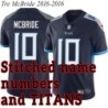 Navy Home Tre McBride Jersey Tennessee Titans #10