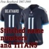 Navy Home Pete Beathard Jersey Tennessee Titans #11
