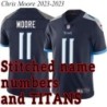 Navy Home Chris Moore Jersey Tennessee Titans #11