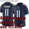 Navy Home Caleb Shudak Jersey Tennessee Titans #11
