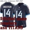 Navy Home Billy Guy Anderson Jersey Tennessee Titans #14