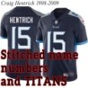 Navy Home Craig Hentrich Jersey Tennessee Titans #15
