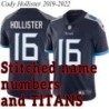 Navy Home Cody Hollister Jersey Tennessee Titans #16